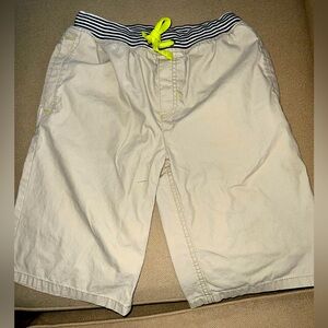 Mini Boden Shorts with Striped Waistband